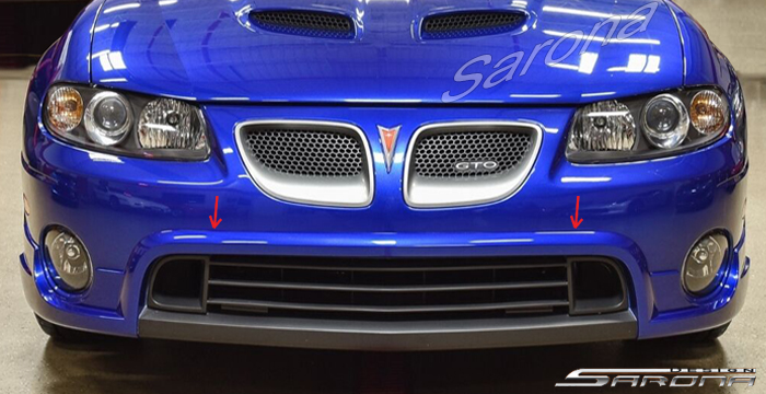 Custom Pontiac GTO  Coupe Front Lip/Splitter (2004 - 2006) - $499.00 (Part #PT-002-FA)